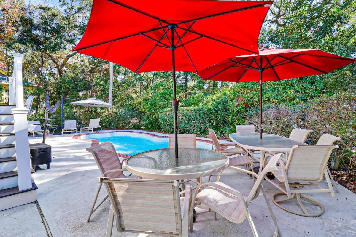 6 Bd 4 And One Half Bath Family Friendly Beach Home With Heated Pool Just A Block To The Beach Hilton Head Island Ngoại thất bức ảnh